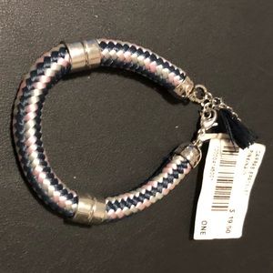 J Crew nylon boat bracelet.
